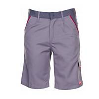 Men Shorts Planam Highline 222371, size S, zinc/schiefer/red