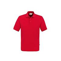 Unisex T-shirt Hakro Polo, size M, red 