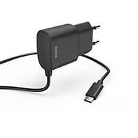 Hama Netzladegerät, USB-C, 5 V/3 A, 1 m, schwarz