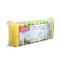 Elitex formázott mosogatószivacs, 5 db