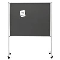 Legamaster Multifunktionstafel XL 7-210700, magn./pinnb., 120x150cm, weiß/grau