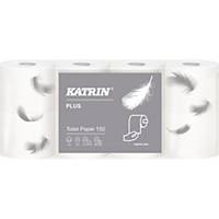 Toaletný papier Katrin Plus 16525 konvenčná rola, 3 vrstvy, 8 kusov