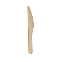 Pack de 50 facas Nupik - madeira - 16 cm