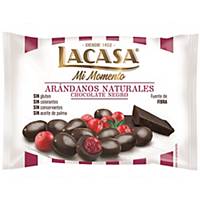 Pack de 14 bolsas de arandanos con chocolate negro Lacasa - 30 g