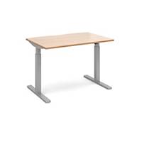 Elev8 Mono Straight Sit-Stand Desk 1200x800mm Beech - Del & Ins - Excludes NI