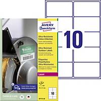 Avery Zweckform B7173-50 Ultra-Resistente Etiketten, 57 x 99 mm, 500 Stk/Pack