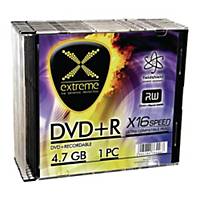 Płyta DVD+R EXTREME 4,7GB 16x, slim, opakowanie 10 sztuk
