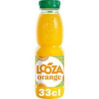 Looza sinaasappel frisdrank flesje 33 cl - pak van 24