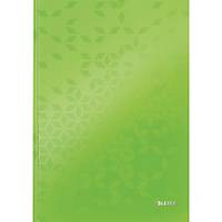 Leitz Notizbuch 4626 Wow, A4, kariert, glänzend laminiert, 80 Blatt, grün