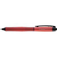 Kuličkové pero Stabilo Palette, klikací, 0,4 mm, červené