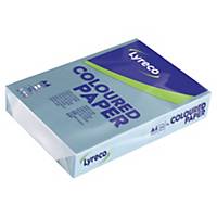 Copy paper Lyreco A4, 80 g/m2, pastel blue, pack of 500 sheets