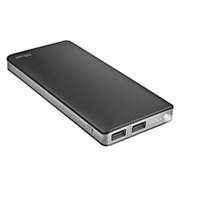 Powerbanka Trust Primo Thin, 10 000 mAh, 2 x USB-A, čierna