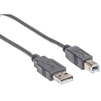 USB 2.0 Cable LINK2GO US2213LLP, A-B, male/male, 2.5m