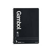 Gambol GTN3854 Double Wired Notebook A5 Black