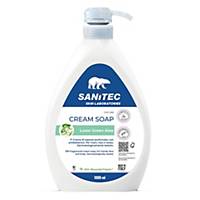 Sapone mani liquido Sanitec Cream Soap Luxor Green Aloe 1 L