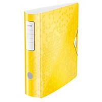 Leitz 180° Active WOW Lever File, 8.2cm, Yellow