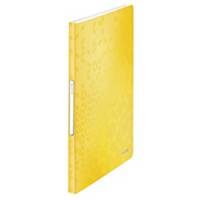Leitz Sichtbuch 4632 WOW, A4, mit 40 Hüllen, gelb metallic
