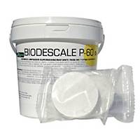 Cubo de 10 pastillas  desincrustantes solubles - Bactemia Biodescale P-60 WC