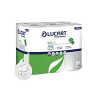 Papel higiénico Lucart Eco - 2 capas - 22 m - Pack de 12 rollos