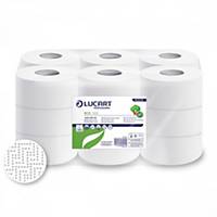 Papel higiénico Lucart Eco - 2 capas - 143 m - Pack de 18 rollos