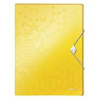 Cartella portaprogetti Leitz Wow PPL con elastico dorso 3,7 cm giallo