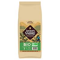 Café en grains bio Jacques Vabre Récolte Bio - paquet de 1 kg