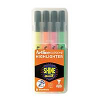 Artline EPF600 Supreme Highlighters Assorted Color - Pack of 4