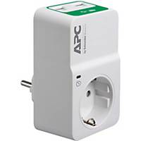 APC Essential Überspannungsschutz für 230V, 2 USB-Ladeausgänge, weiß