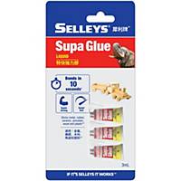 Selleys Supa Glue 3 x 1g
