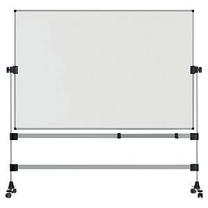Bi-Office Earth mobiel whiteboard, kantelbaar, emaille, 150 x 120 cm