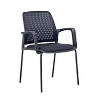 SIMMATIK L-W-161D Reception Chair Black