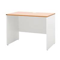 SIMMATIK โต๊ะทำงานไม้ L-WK100W สีบีช/ขาว