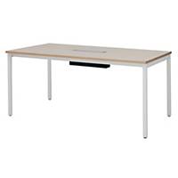 SIMMATIK โต๊ะประชุมไม้ L-MT-TR160 160X90X75 ซม โอ๊ค/ขาว