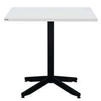 SIMMATIK โต๊ะไม้อเนกประสงค์ L-CT80 ขาว/ดำ