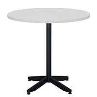 SIMMATIK โต๊ะไม้อเนกประสงค์ L-CT80R ขาว/ดำ