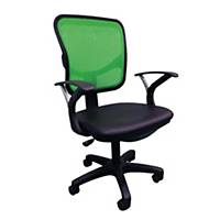 ITOKI เก้าอี้สำนักงาน MAR-01 หนังเทียม สีเขียว/ดำ
