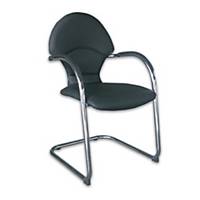 ITOKI เก้าอี้สำนักงาน LG-1/C หนังเทียม สีดำ