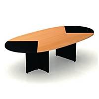 ITOKI โต๊ะประชุมไม้ TO-260 260X140X75 ซม เชอรี่/ดำ