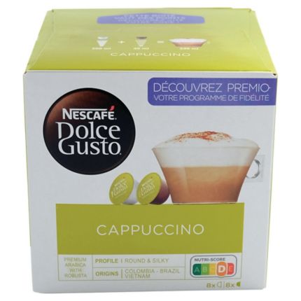 Capsules de café Nescafé Dolce Gusto Cappuccino - Boîte de 15 + 15 sur