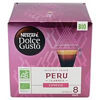 Café bio Dolce Gusto Espresso Pérou - boîte de 12 capsules
