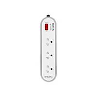 DATA AP3146 EXTENSION CABLE 3 SOCKETS 1 SWITCHES 3 METERS WHITE/GRAY
