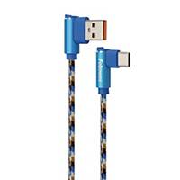 FELLOWES 10115 CTYPE H/CABLE 3A 1M BLUE