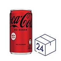 Coca Cola 無糖可口可樂 (迷你罐) 200毫升 - 24罐裝