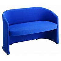 Reception Tub Chair 2-Seater Blue - Delivery Only