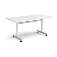 Rectangular Fliptop Meeting Table 1600x800mm White - Delivery Only - Excludes NI