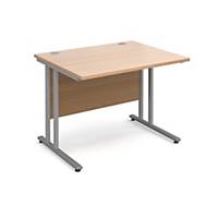 Maestro 25SL Straight Desk 1000x600mm Beech - Delivery Only - Excludes NI