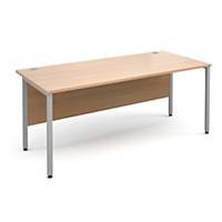 Maestro 25SL Straight Desk 1600x800mm Beech - Delivery Only - Excludes NI