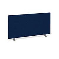 Straight Desktop Screen Fabric 800x400mm Blue - Delivery Only - Excludes NI