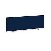 Straight Desktop Screen Fabric 1200x400mm Blue - Delivery Only - Excludes NI