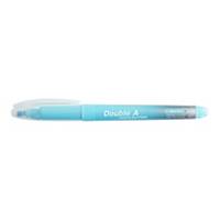 Double A Pen Shape Highlighter Light Blue